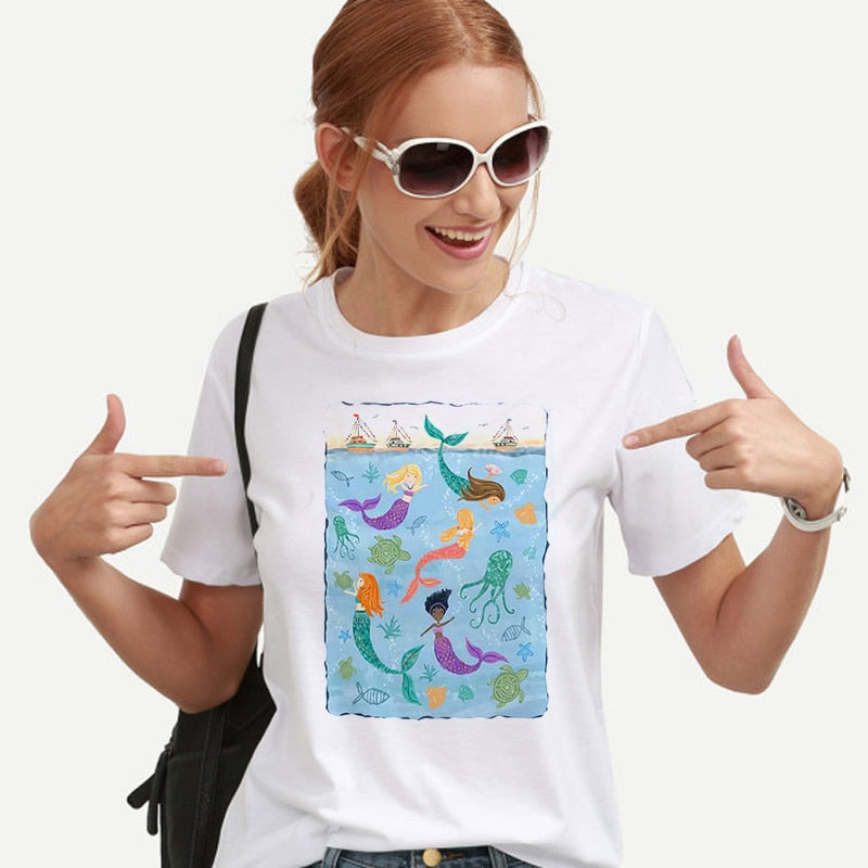 Mermaid Cool Sea T Shirt