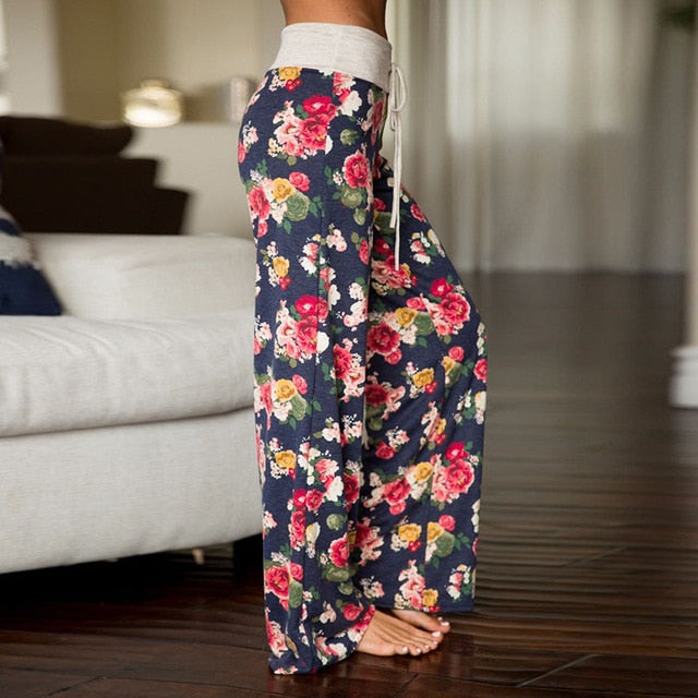 Legging Casual Pants Floral