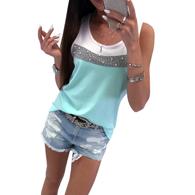 Round Neck Femme T Shirt