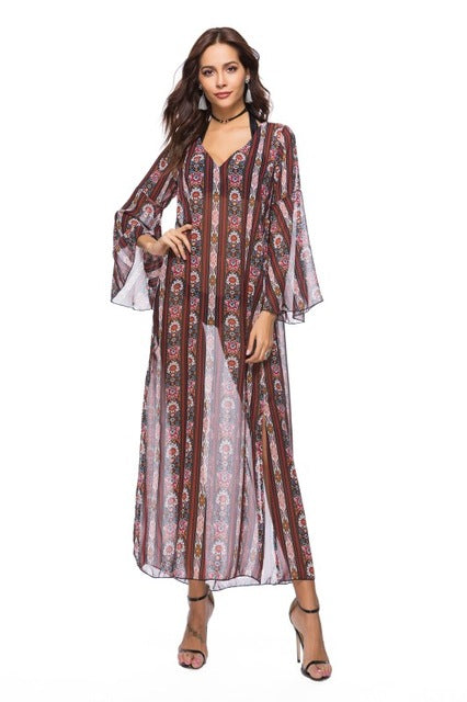 Floral Bohemian Long Dress