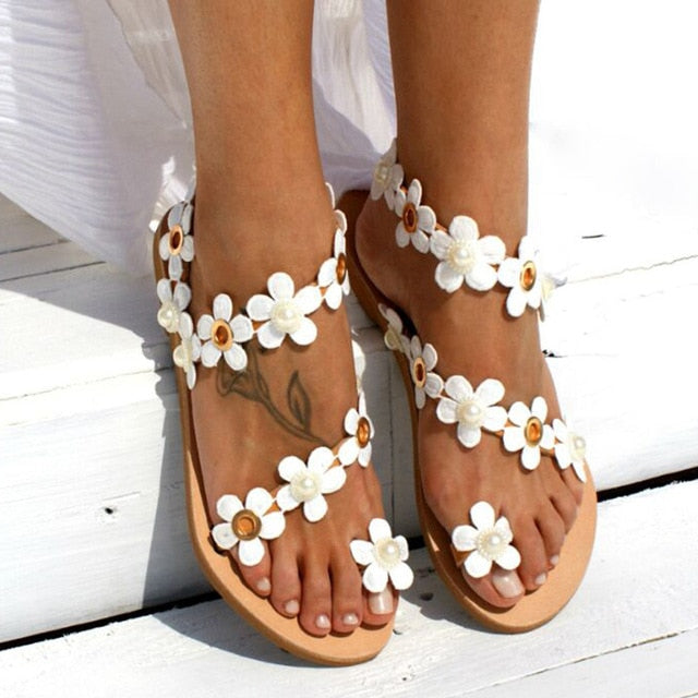 Flat Summer Sandals Shoes