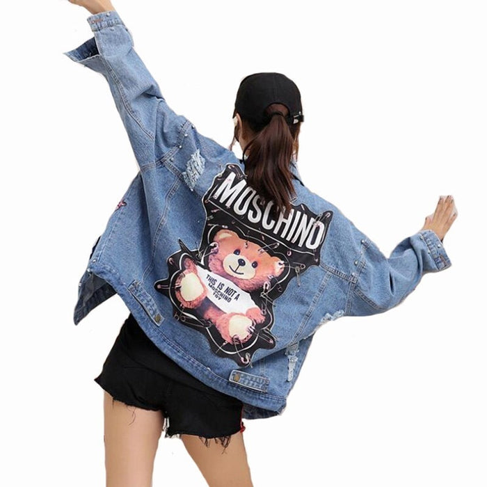 Vintage Streetwear Jeans Jackets
