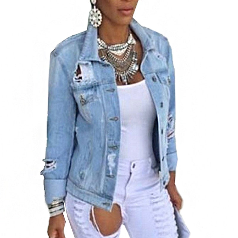 New Women Denim Jacket