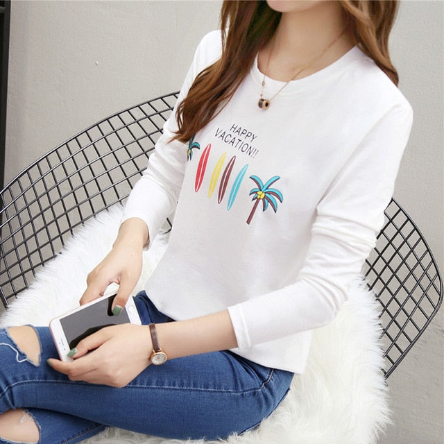 Gray Stripe Long Sleeve T Shirts