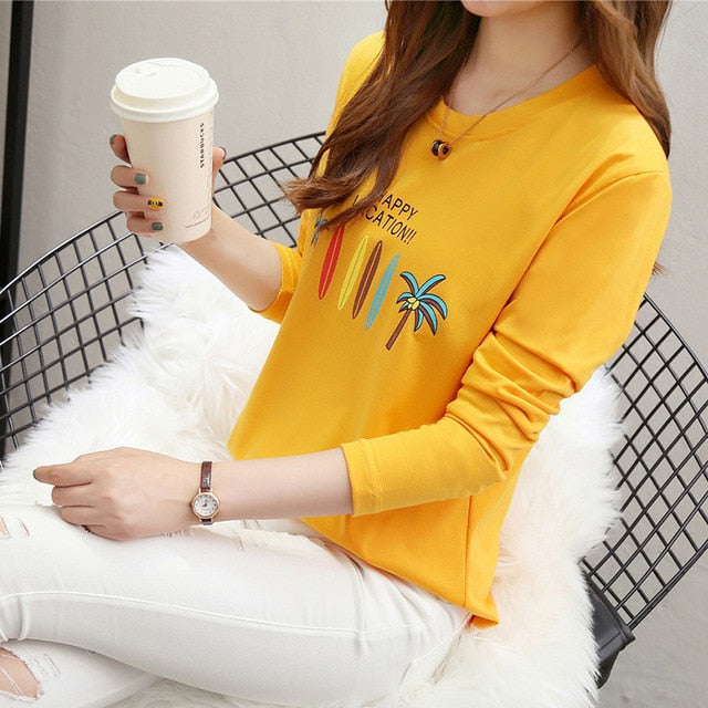 Gray Stripe Long Sleeve T Shirts