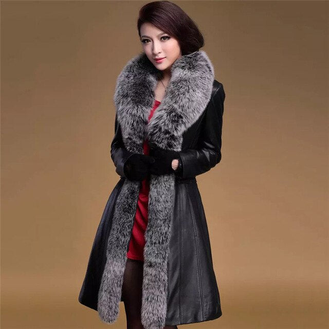 Fox Fur Long Jacket